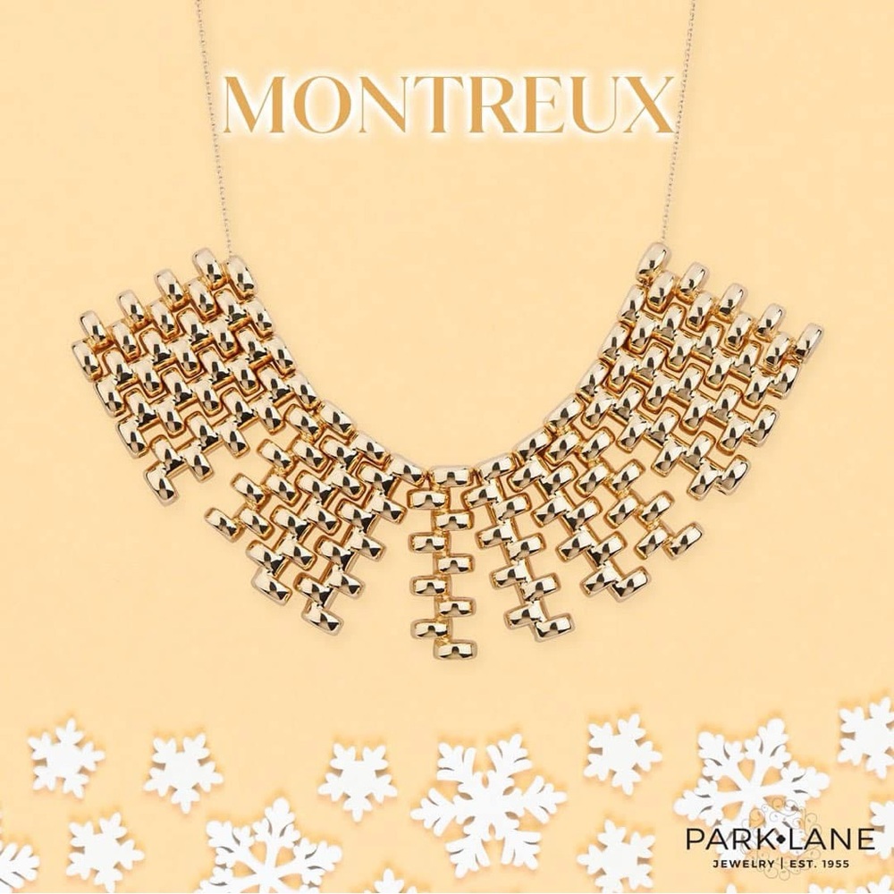 Park Lane Montreux Necklace. - Gold Geometric Necklace